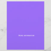 ヨガA4フライヤー チラシ (裏面)