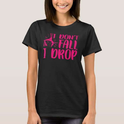 ヨガIドン秋Iドロップエアリアルシルク Tシャツ (正面)