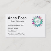 *～*ヨガOMオウム曼荼羅ロータス先生インストラクター 名刺 (裏面)