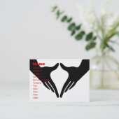 ヨガYoni Mudra 名刺 (スタンド正面)