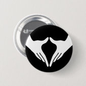 ヨガYoni Mudra 缶バッジ (正面&裏面)