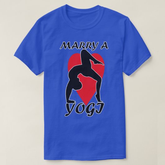 ヨギと結婚する Tシャツ (デザイン正面)