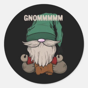 ヨギノーム おもしろい Gnommmmm ヨガデザイン lotus ポーズ M ラウンドシール