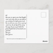 ヨギブレックファーストおもしろいサンド ポストカード (裏面)