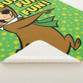 ヨギベアおもしろいおもしろいおもしろい シェルパブランケット (3/4)