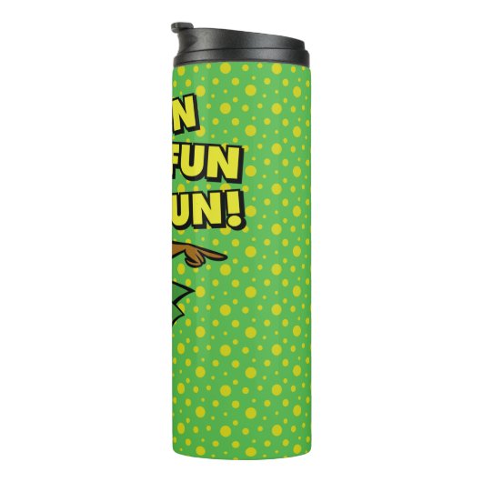 ヨギベアおもしろいおもしろいおもしろい タンブラー (回転右)