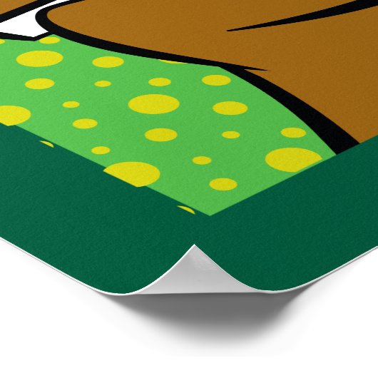 ヨギベアおもしろいおもしろいおもしろい ポスター (角)