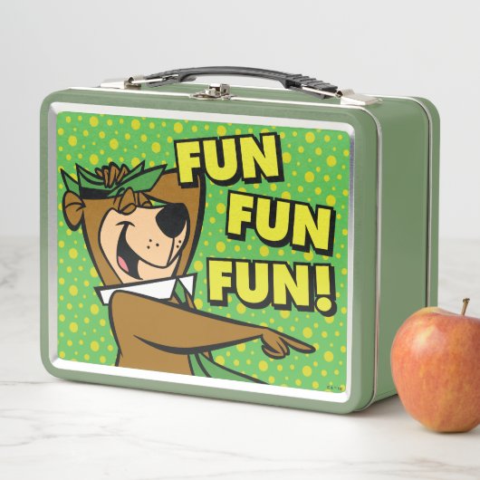 ヨギベアおもしろいおもしろいおもしろい メタルランチボックス (インサイチュ)