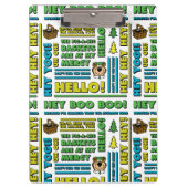 ヨギベアのピクニック引用文&おもしろいフレーズのパターン クリップボード (正面)