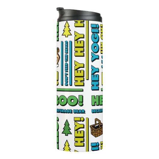 ヨギベアのピクニック引用文&おもしろいフレーズのパターン タンブラー (回転右)