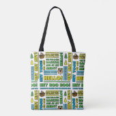 ヨギベアのピクニック引用文&おもしろいフレーズのパターン トートバッグ (裏面)