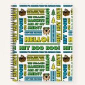 ヨギベアのピクニック引用文&おもしろいフレーズのパターン ノートブック (正面)