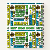 ヨギベアのピクニック引用文&おもしろいフレーズのパターン ノートブック (裏面)