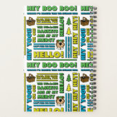 ヨギベアのピクニック引用文&おもしろいフレーズのパターン プランナー手帳 (裏面)