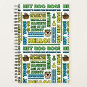 ヨギベアのピクニック引用文&おもしろいフレーズのパターン プランナー手帳 (正面)