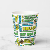 ヨギベアのピクニック引用文&おもしろいフレーズのパターン 紙コップ (裏面)