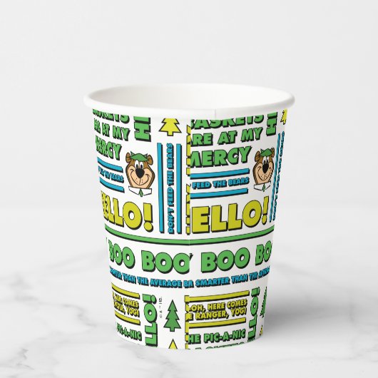 ヨギベアのピクニック引用文&おもしろいフレーズのパターン 紙コップ (右)