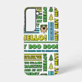 ヨギベアのピクニック引用文&おもしろいフレーズのパターン SAMSUNG GALAXYケース (裏面)