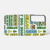 ヨギベアのピクニック引用文&おもしろいフレーズのパターン SAMSUNG GALAXYケース (裏面横)