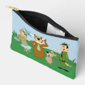 ヨギベアアンドフレンズクラシックポーズ アクセサリーポーチ (見開き)