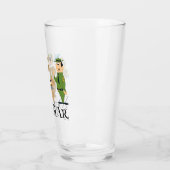 ヨギベアアンドフレンズクラシックポーズ タンブラーグラス (左)