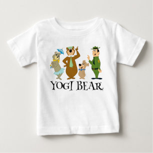 ヨギベアアンドフレンズクラシックポーズ ベビーTシャツ