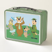 ヨギベアアンドフレンズクラシックポーズ メタルランチボックス (裏面)