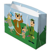 ヨギベアアンドフレンズクラシックポーズ ラージペーパーバッグ (裏面アングル)