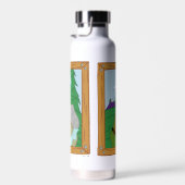 ヨギベアアンドフレンズフレームフォレスト写真 ウォーターボトル (右面)