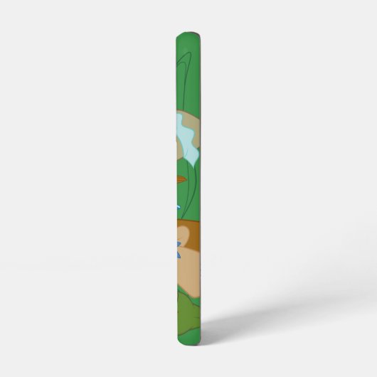 ヨギベアアンドフレンズフレームフォレスト写真 SAMSUNG GALAXYケース (左側面)