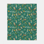 ヨギベアアンドフレンズJellystoneパークキャンプパターン フリースブランケット (正面)