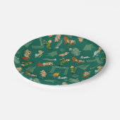 ヨギベアアンドフレンズJellystoneパークキャンプパターン ペーパープレート (アングル)