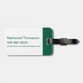 ヨギベアアンドフレンズJellystoneパークキャンプパターン ラゲッジタグ (裏面横)