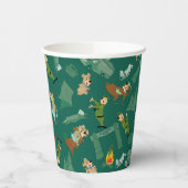 ヨギベアアンドフレンズJellystoneパークキャンプパターン 紙コップ (左)
