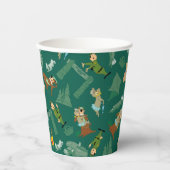 ヨギベアアンドフレンズJellystoneパークキャンプパターン 紙コップ (正面)
