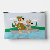 ヨギベアアンドブーブーおもしろいカヌアドベンチャー アクセサリーポーチ (裏面)