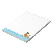 ヨギベアアンドブーブーおもしろいカヌアドベンチャー ノートパッド (回転)