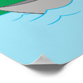 ヨギベアアンドブーブーおもしろいカヌアドベンチャー ポスター (角)