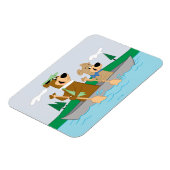 ヨギベアアンドブーブーおもしろいカヌアドベンチャー マグネット (左側)