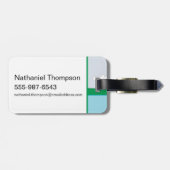 ヨギベアアンドブーブーおもしろいカヌアドベンチャー ラゲッジタグ (裏面横)