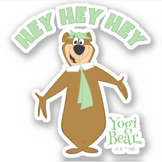 ヨギベアウェルカム シール (正面)