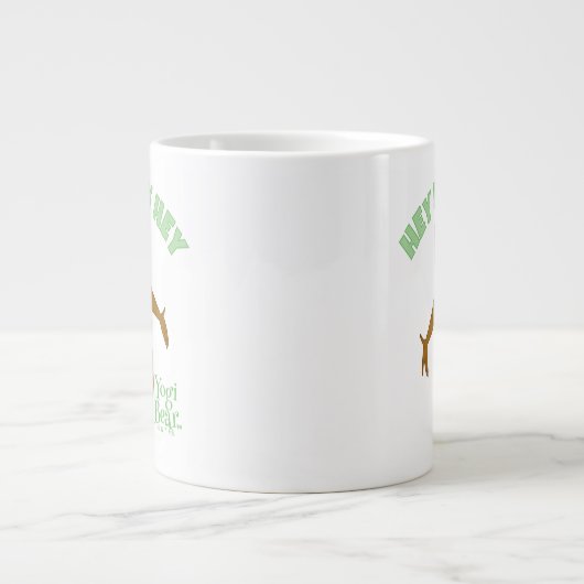 ヨギベアウェルカム ジャンボコーヒーマグカップ (正面)