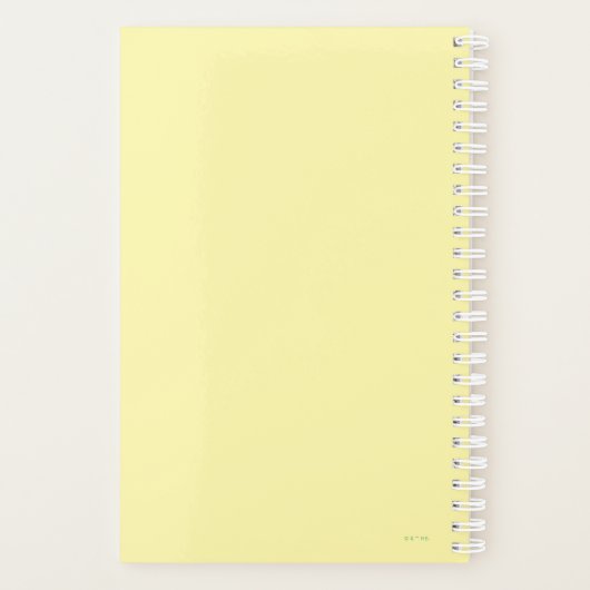 ヨギベアウェルカム プランナー手帳 (裏面)