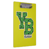 ヨギベアパターン(の模様が)あるバーシティ文字 クリップボード (右)