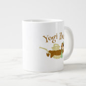 ヨギベアーピクニックハンモック昼寝時間 ジャンボコーヒーマグカップ (正面右)