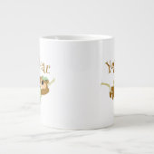 ヨギベアーピクニックハンモック昼寝時間 ジャンボコーヒーマグカップ (正面)