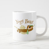 ヨギベアーピクニックハンモック昼寝時間 ジャンボコーヒーマグカップ (右)