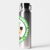 ヨギベア笑顔ポートレート ウォーターボトル (背面)