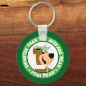ヨギベア笑顔ポートレート キーホルダー (裏面)