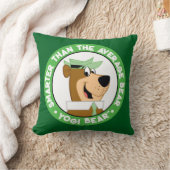 ヨギベア笑顔ポートレート クッション (ブランケット)